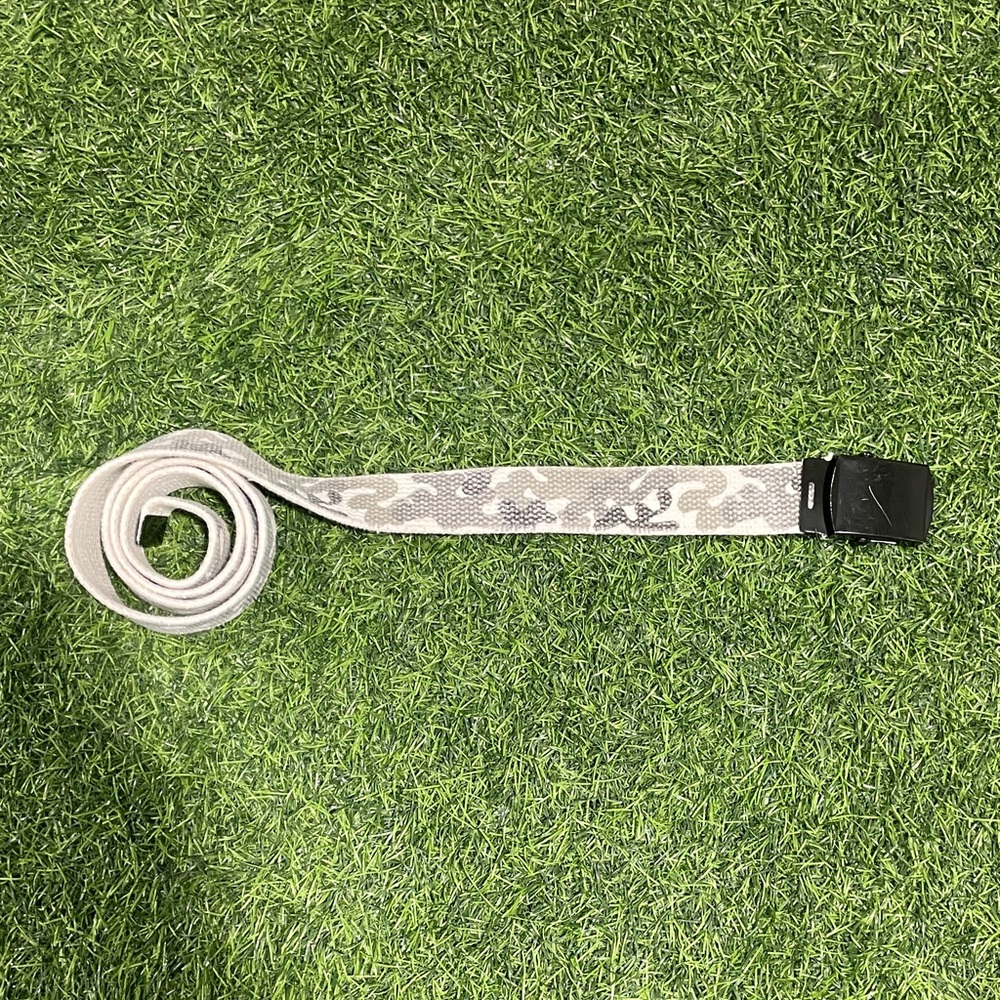 Camouflage Belt with Black Buckle